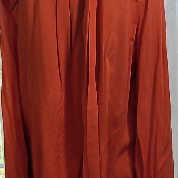 JoyJoy Button Blouse burnt orange L - Picture 7 of 11